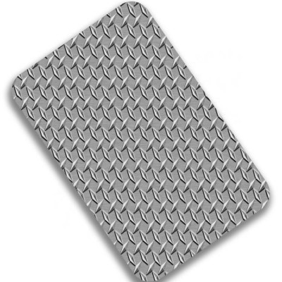 Antiskid Floor Hot Sales 304 4x8ft Stamped Checkered Decorative Stainless Steel Sheet